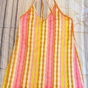 Wild Fable Striped Halter Mini Dress.